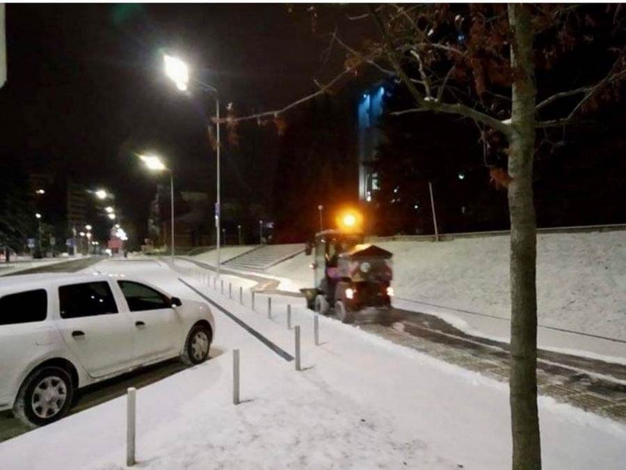 Ликвидация последствий снегопада 19 января - новости Днепра