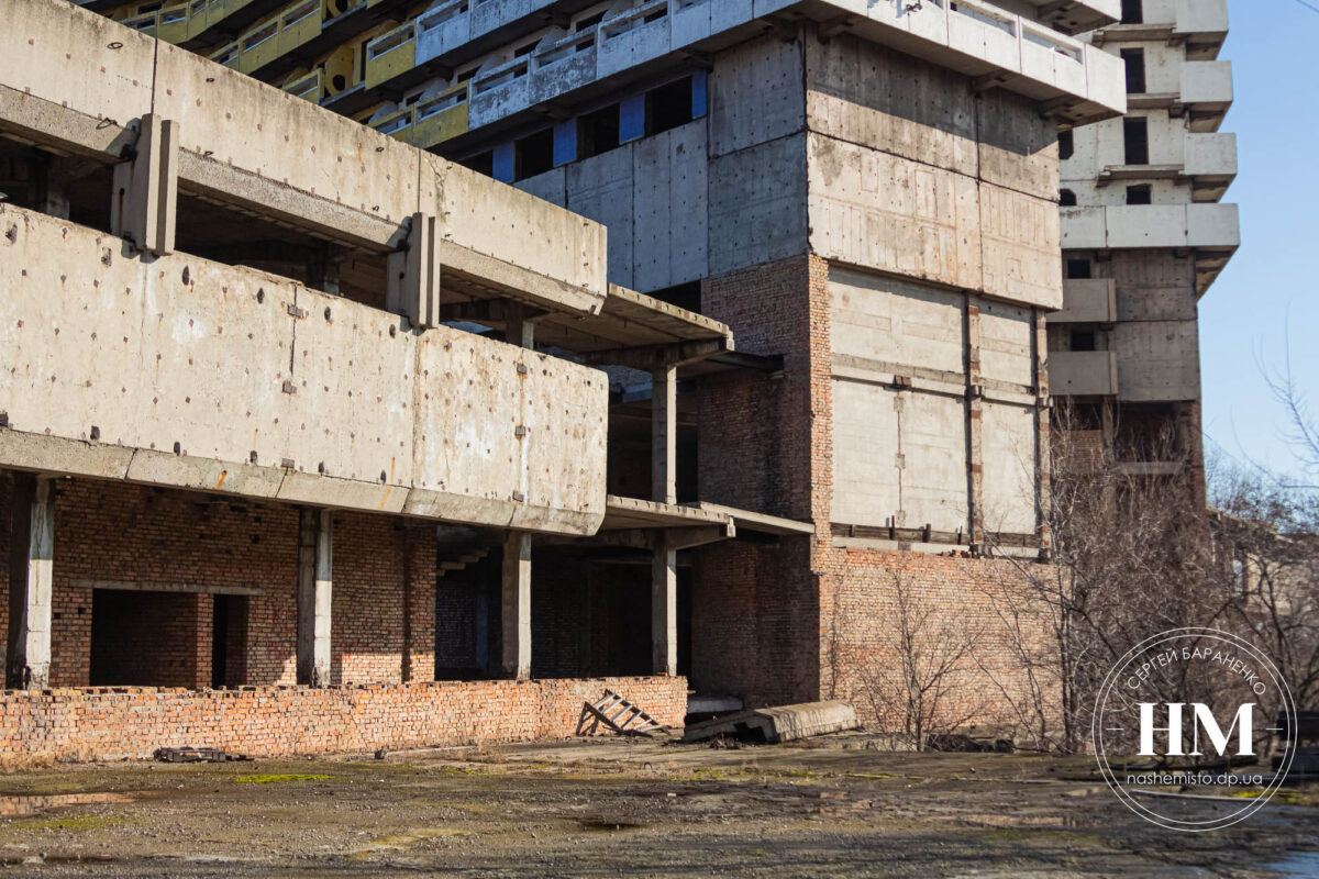 Гостиница «Парус» внутри - новости Днепра