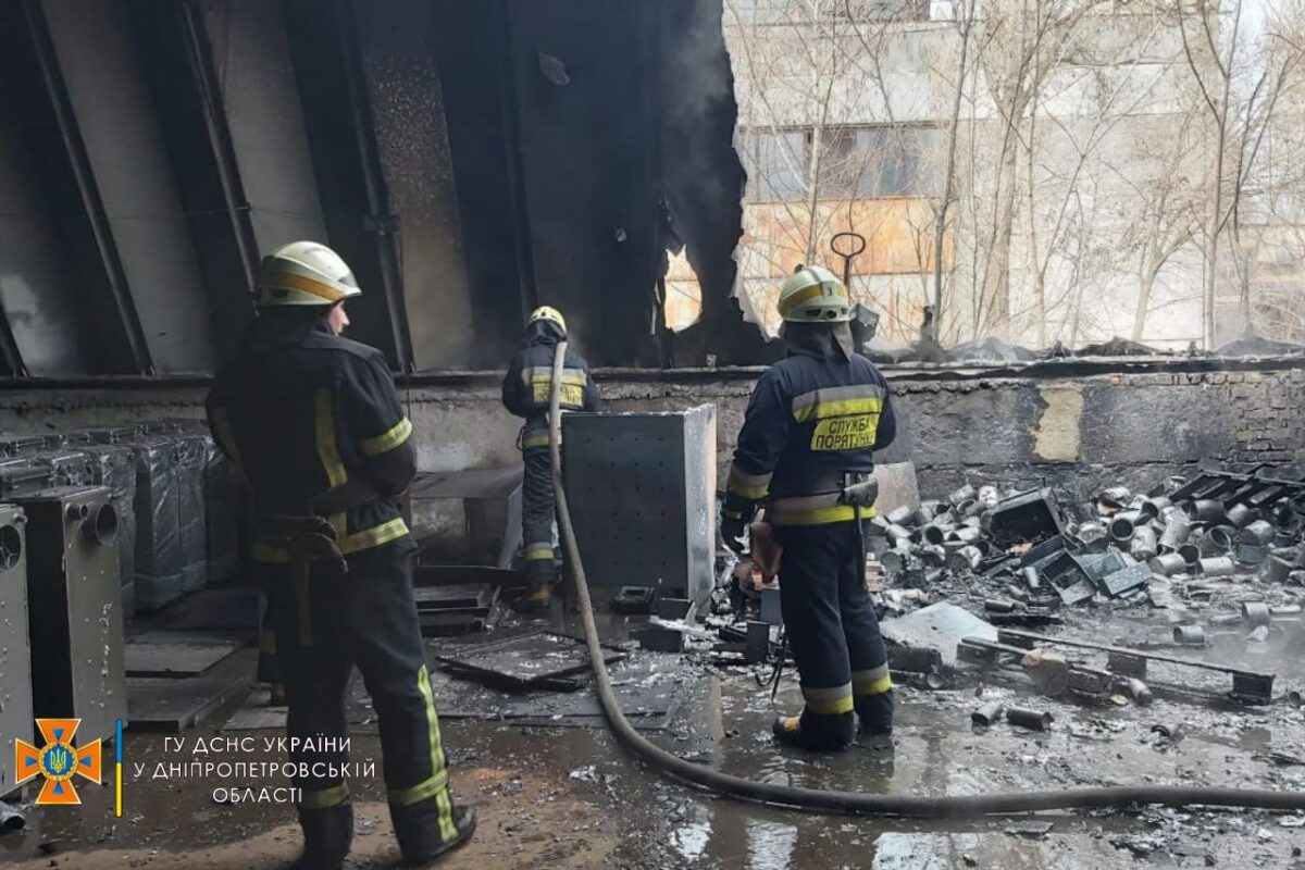 Пожар на левом берегу 22.02.22 (Фото, видео) - новости Днепра