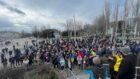 Массовый митинг в Мелитополе (Видео)
