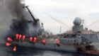 Россияне ищут своих с крейсера «Москва»