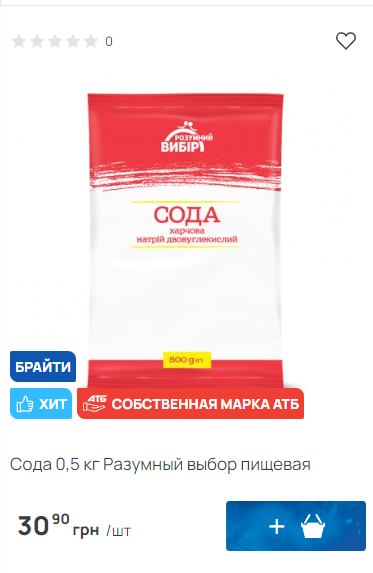 Сколько стоят соль, сода и уксус - Наше Мисто