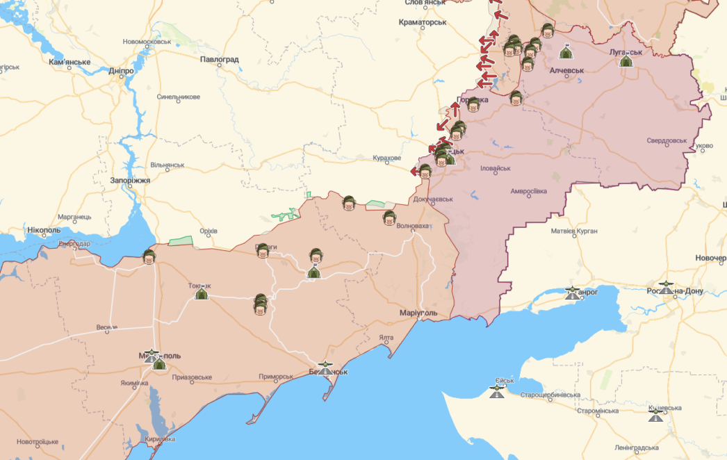 Карта бойових дій на ранок 4 серпня. Новини Дніпра