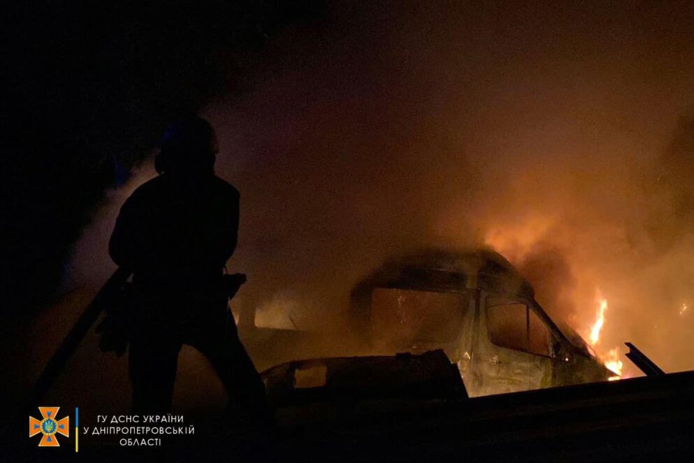 Новини Дніпра: Згоріли три автомобілі - Наше Місто