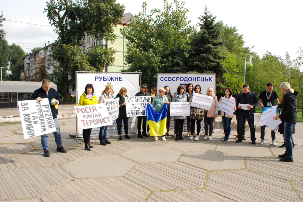 Новини Дніпра: Мітинг проти "референдуму"