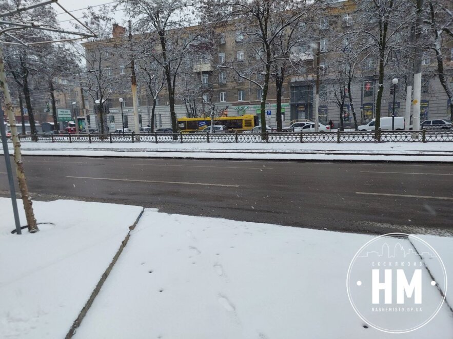 Новини Дніпра: Сніг в Дніпрі 