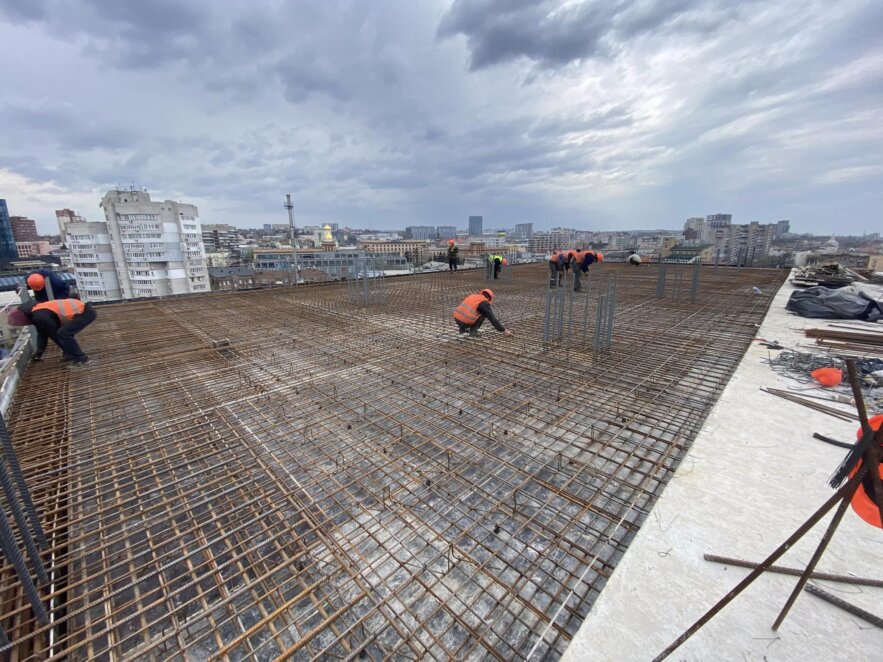 Новини Дніпра: Як йде будівництво ТДК "Перехрестя"
