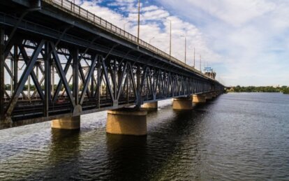 Новини Дніпра: Перекриття Амурського мосту - Наше Місто