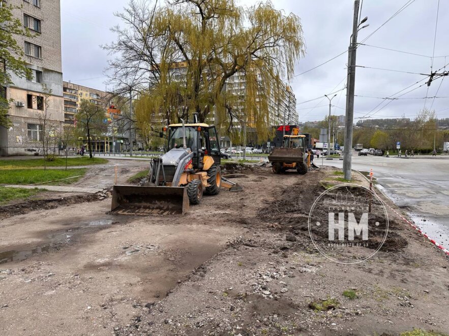 На бульваре Славы ремонтируют тротуары и дорожное покрытие - Наше Місто