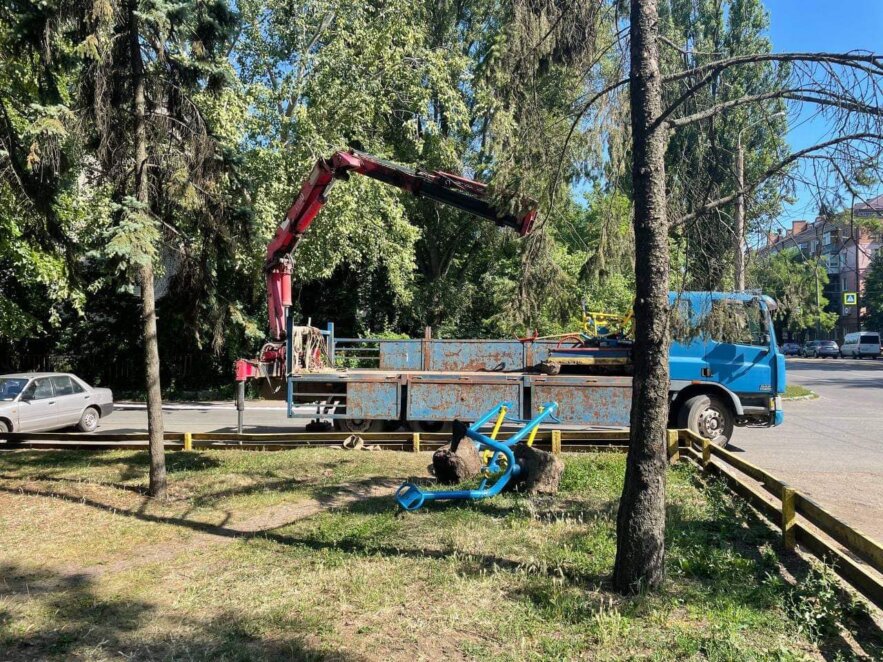 Новини Дніпра: Новий сквер на пр. Богдана Хмельницького