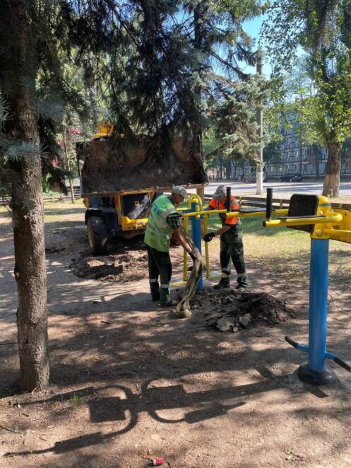 Новини Дніпра: Новий сквер на пр. Богдана Хмельницького