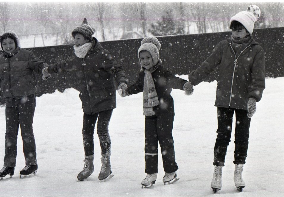 Зима у Дніпрі 40 років тому