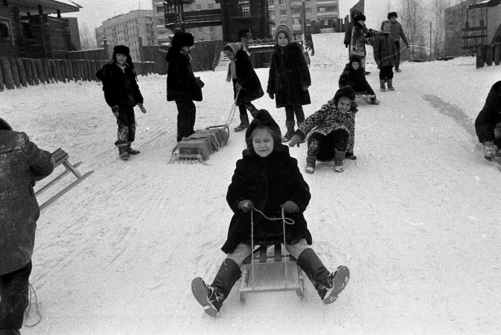 Зима в Днепре 40 лет назад