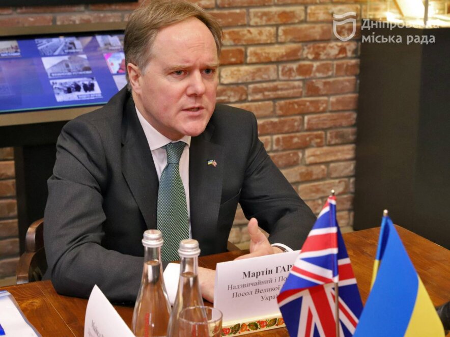 Борис Філатов зустрівся із новим послом Великої Британії в Україні Мартіном Гаррісом
