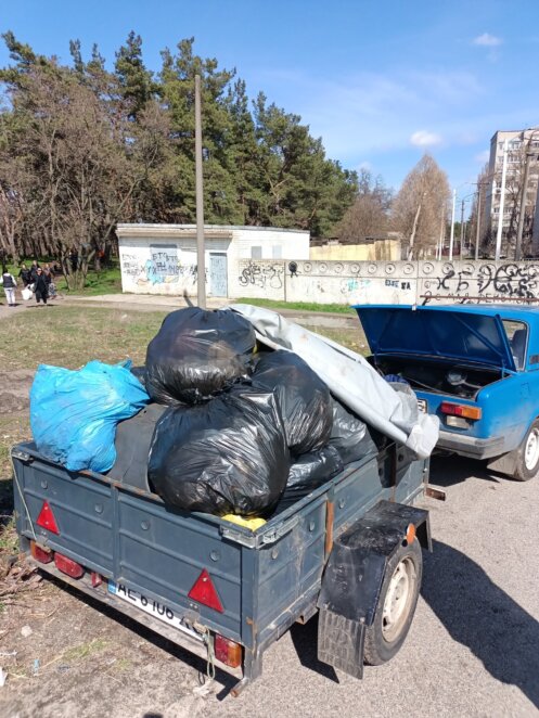 У Дніпрі небайдужі містяни прибрали ліс