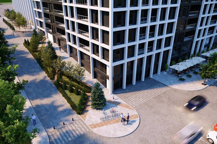 В Днепре авторы проекта показали, как будет выглядеть новый жилой комплекс «Topol Town»