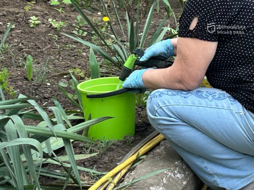 У Дніпрі у терцентрі до Дня довкілля провели толоку #Дніпро_квітучий