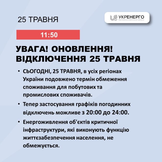 В Укрэнерго изменили часы введения лимитов на сегодня: когда отключат свет