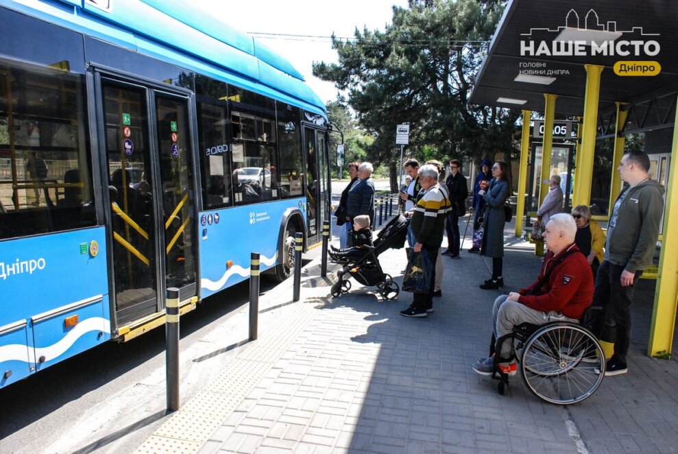 Пандуси у тролейбусах Дніпра