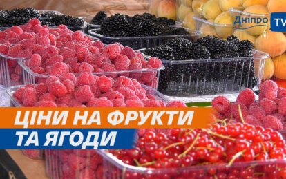 Ціни на ягоди і фрукти у Дніпрі: скільки коштують на ринках сезонні смаколики