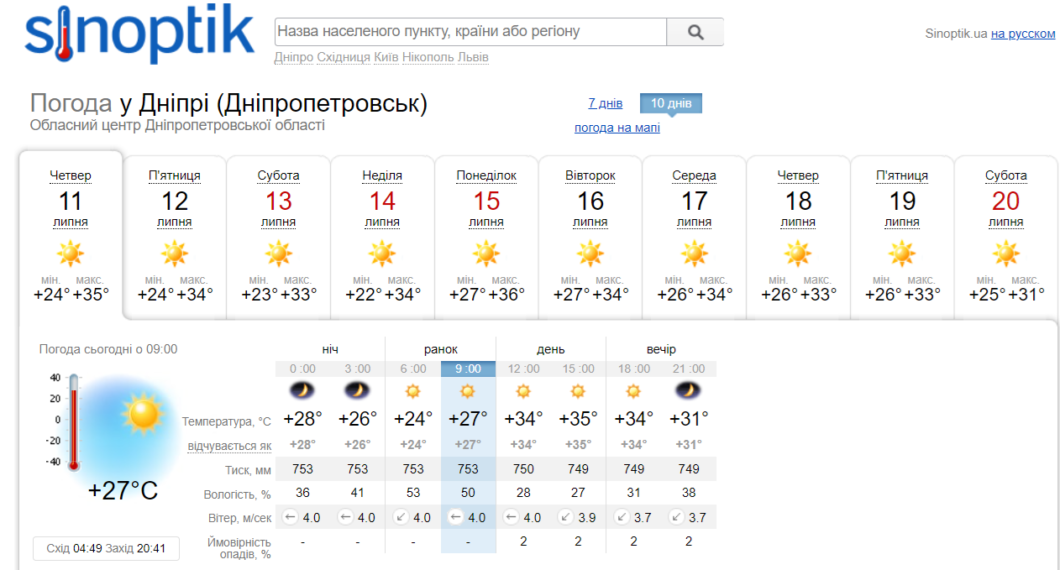 Коли у Дніпрі послабне аномальна спека липень 2024 - Наше Місто
