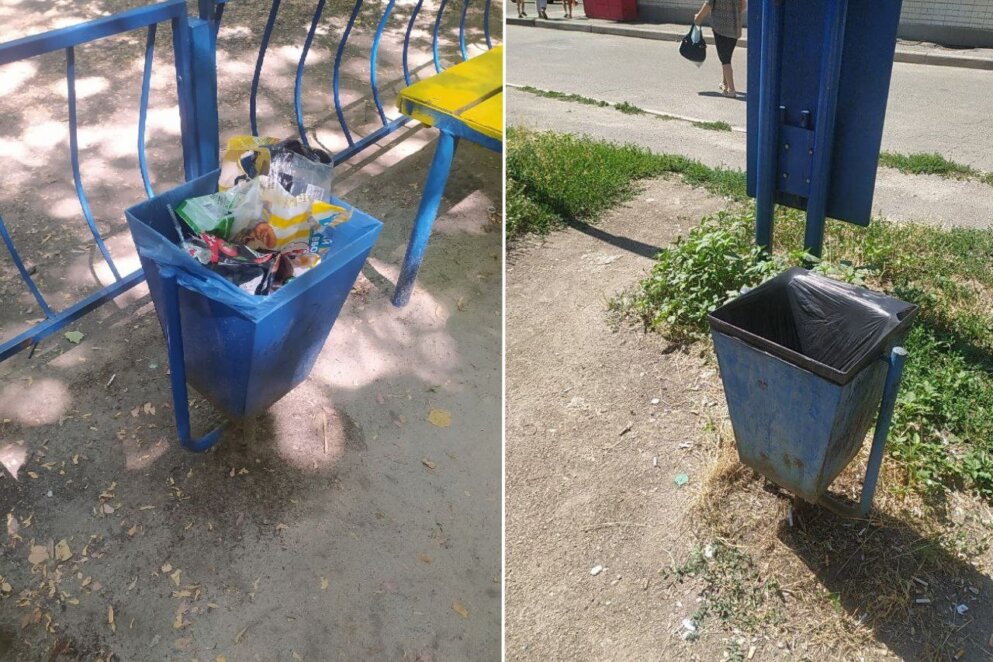У Дніпрі небайдужий мешканець на Тополі-3 прибрав сміття біля будинків та на дитячих майданчиках