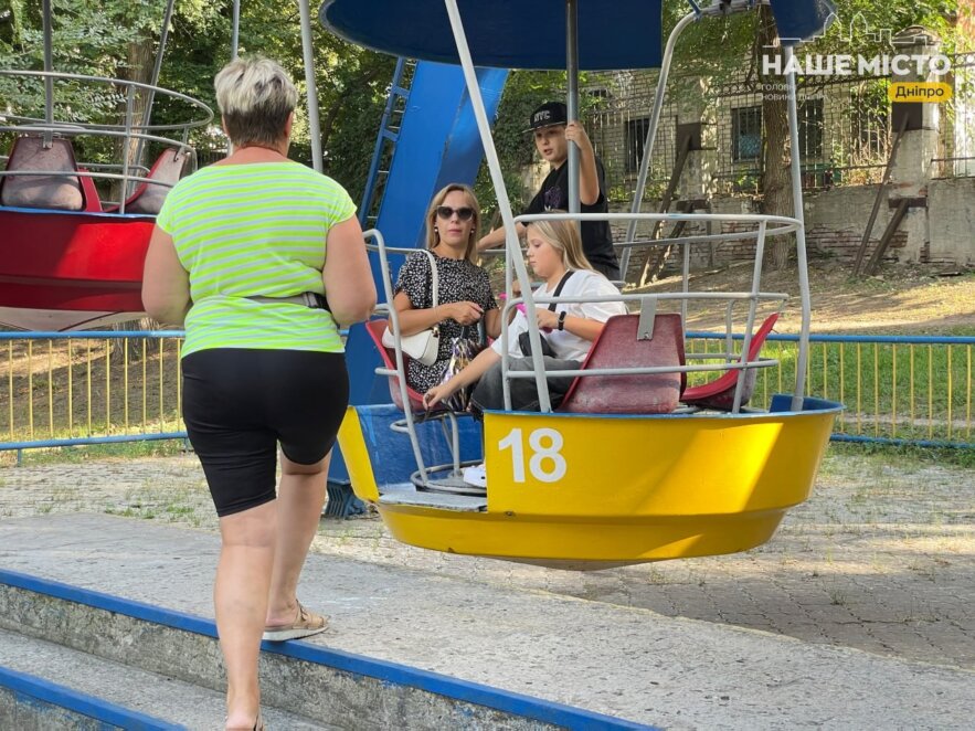 колесо обозрения в парке Глобы