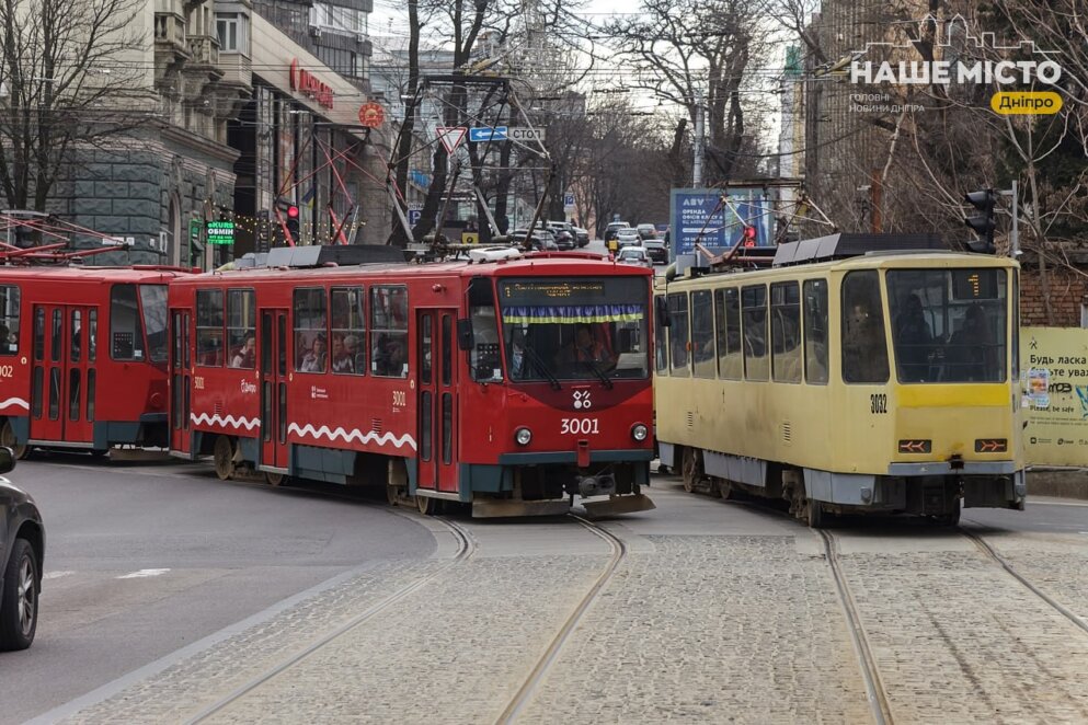 Перший маршрут трамваю у Дніпрі у 2024-му