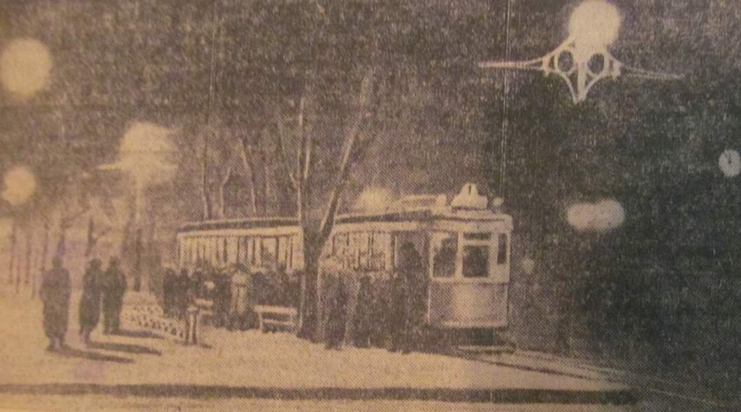 Первый трамвай в 1930-е годы