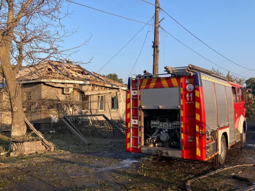 У ДніпроОВА показали фото наслідків нічної атаки на Кривий Ріг