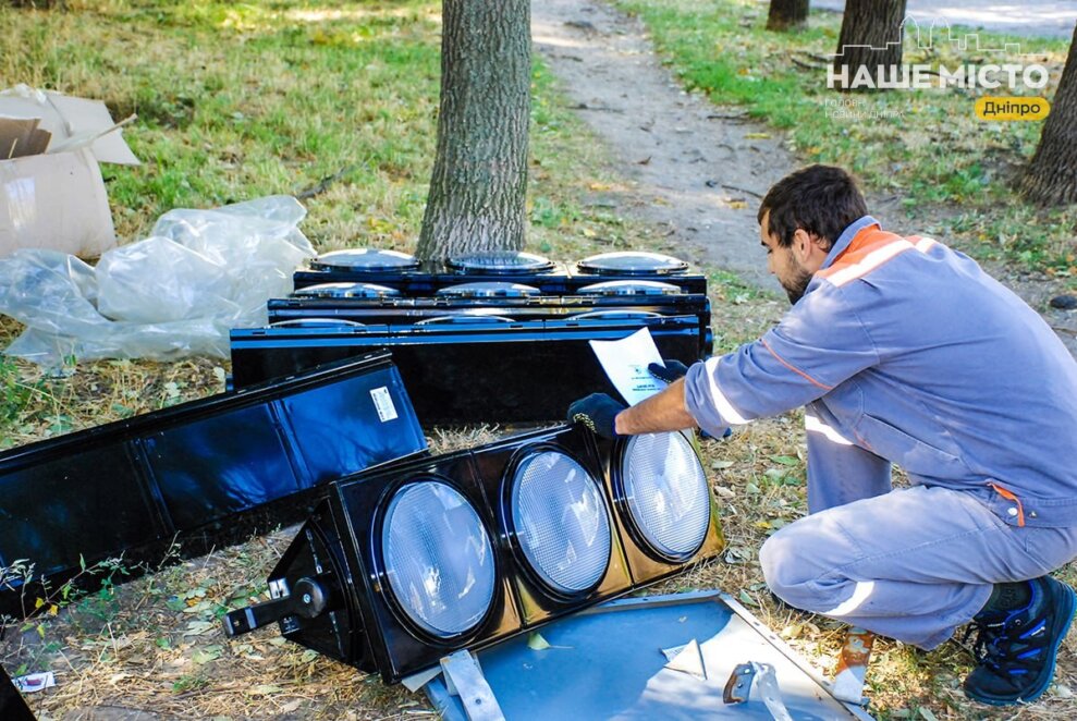 встановлення нових світлофорів у Дніпрі