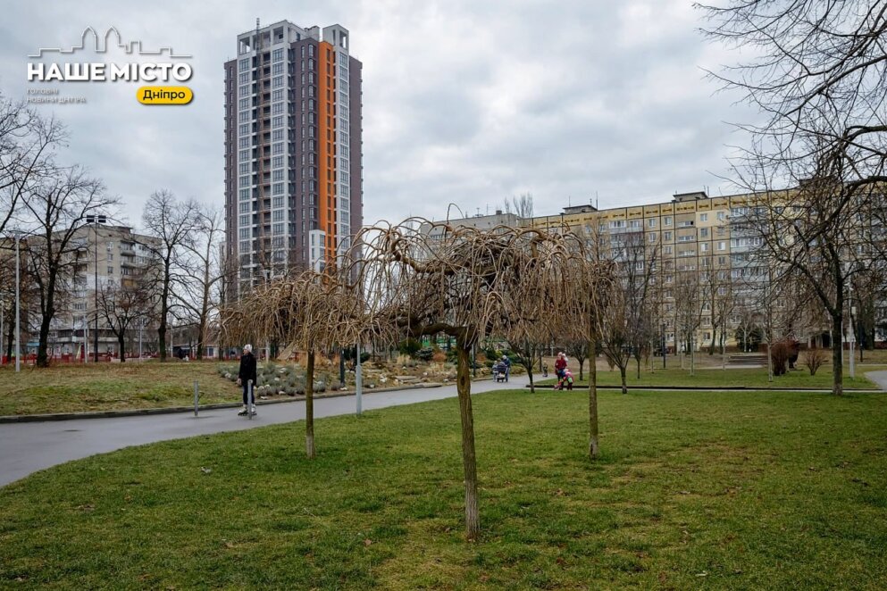 Ландшафтні шедеври, скейт-парт та зона для прогулянок: як виглядає сквер Усачова у Дніпрі у січні - Наше Місто