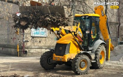 У Дніпрі ліквідували негабаритне сміття по вулиці Воскресенській