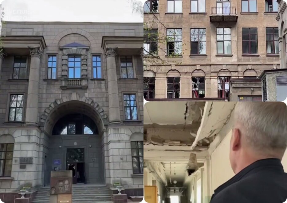 У Дніпрі руйнувань зазнав медуніверситет - Наше Місто