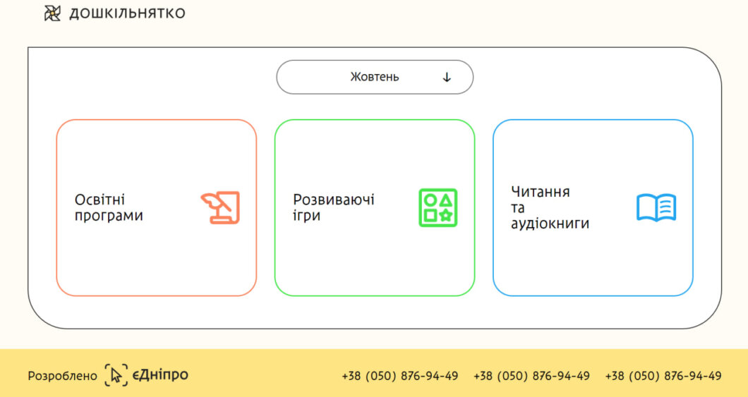 Освітні програми, розвивальні ігри та література: у Дніпрі працює унікальний цифровий проєкт «Дошкільнятко»