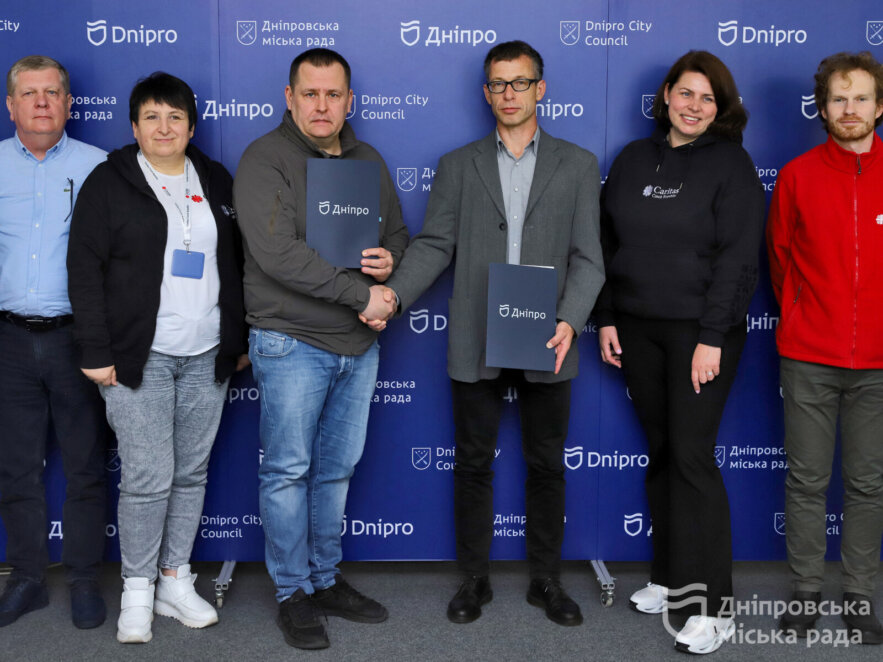 Мэрия Днепра заключила соглашение о сотрудничестве с крупнейшей благотворительной организацией Чехии Caritas Czech Republic