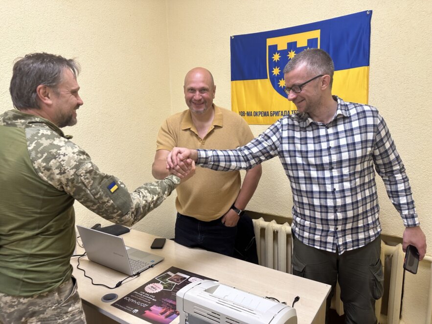 У Дніпрі відкрили рекрутинговий центру 108-ї окремої бригади тероборони
