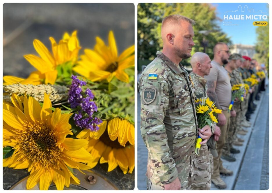 У День пам’яті захисників і захисниць України, 29 серпня, у сквері Героїв на Алеї пам’яті в Дніпрі ві-дбувся зворушливий захід «ГЕРОЇ НЕ МОВЧАТЬ. Ми мовчимо — щоб пам’ятати». Представники об-ласної та міської влади, духовенство, військові, ветерани, волонтери та мешканці міста зібралися, щоб вшанувати українських воїнів, які віддали життя за незалежність і свободу України. Особливу увагу приділили трагедії Іловайська 2014 року, коли російські війська підступно розстріляли україн-ських бійців, порушивши обіцянку «зеленого коридору», пише «Наше місто». Заступник міського голови Дніпра Андрій Денисенко, виступаючи на заході, нагадав про події 29 серпня 2014 року, які стали трагічним символом російської підступності. «Під гарантії російського командування наші захисники виходили з оточення в Іловайську так зва-ним “зеленим коридором”. Але росіяни підло відкрили вогонь, убивши сотні українців і багатьох захопивши в полон», — зазначив він. За його словами, ця трагедія стала кривавим уроком для України: «Росіянам немає віри. Їхнє слово нічого не варте. Мир можливий лише через опір і захист нашої землі, честі та гідності». Денисенко також поділився особистими спогадами про той день: «Я пам’ятаю сонячний ранок 29 серпня 2014 року, коли мої друзі — Володимир Парасюк, Юрко Бе-реза, Артем Кравченко — опинилися в оточенні. Наші бійці з “Дніпра-1”, “Правого сектора” та ін-ших підрозділів поодинці, малими групами, витягували поранених із-під соняшникових полів під обстрілами». Він підкреслив, що пам’ять про загиблих у Іловайську, Оленівці, розстріляного за сло-ва «Слава Україні» Олександра Мацієвського та всіх, хто віддав життя за Україну, зобов’язує продо-вжувати їхню боротьбу. «Ми помстимося за смерть наших героїв і ніколи не забудемо їхній подвиг», — додав Денисенко. Ветеран полку «Дніпро-1» В’ячеслав Печененко, який був командиром підрозділу під час Іловайсь-ких подій, розповів про деталі трагедії. «Нам обіцяли “зелений коридор”, але росіяни постійно змінювали умови, вимагали вийти без зброї та техніки, з білими прапорами. Наше командування відмовилося. Коли ми почали рух двома колонами, ворог замкнув кільце і розстріляв нас, як у тирі», — згадує він. За його словами, росіяни цілеспрямовано били по важкій техніці, а легкі машини намагалися вирватися. Печененко разом із 12 бійцями та ще 52 воїнами з інших підрозділів зумів вийти з оточення через болота та поля, хо-ваючись до темряви. «Ми чули, як росіяни добивали поранених. Це була наймасштабніша втрата — понад 360 загиблих за один день», — зазначив він, додавши, що «Дніпро-1» втратив 15 бійців і десятки поранених. Доброволець і ветеран 2014–2022 років Олександр Півторацький, який отримав поранення в Іло-вайську, поділився, що для нього 29 серпня — це другий день народження. «Я прийшов вшанувати побратимів і посестер, які загинули 11 років тому. Цей день важливий не лише для мене, а й для майбутніх поколінь, щоб вони пам’ятали ціну нашої свободи», — сказав він. Олександр наголосив, що такі заходи потрібні, щоб зберегти пам’ять про героїв і передати її нащадкам. Захід відбувся на Алеї пам’яті, яка стала для Дніпра особливим місцем увічнення героїв. Тут вста-новлені меморіальні плити з іменами загиблих захисників, а нещодавно відкрили четверту Алею Героїв, присвячену 36 полеглим воїнам. Загалом у місті увічнено понад 400 історій загиблих захис-ників. Під час заходу учасники поклали квіти до меморіальних плит, запалили лампадки та вшану-вали героїв хвилиною мовчання. Духовенство провело панахиду, а військові віддали честь полег-лим. Єдність у боротьбі за майбутнєДніпро, як прифронтове місто, продовжує не лише підтримувати Збройні Сили України мільярдами гривень, а й берегти пам’ять про тих, завдяки кому країна висто-яла. «Цей день — не лише про скорботу, а й про нашу єдність і рішучість продовжувати боротьбу. Ми пам’ятаємо кожного героя і не пробачимо ворогу», — підкреслив Андрій Денисенко. Мешканці міс-та, які долучилися до заходу, висловлювали вдячність захисникам і віру в перемогу України. Вічна слава героям, які віддали життя за Україну! Слава Україні! Читайте також: Свобода всередині: як дніпряни бачать Незалежність на четвертому році війни. У Дніпрі до Дня Незалежності відбувся масштабний об’єднаний вело- та автопробіг У Дніпрі відкрили патріотичний мурал на Алеї пам’яті у Новокодацькому районі.
