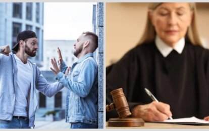 У Дніпрі ревнивець побив знайомого своєї партнерки, за що суд оштрафував його на 850 гривень і зобов’язав виплатити 10 тисяч гривень компенсації..