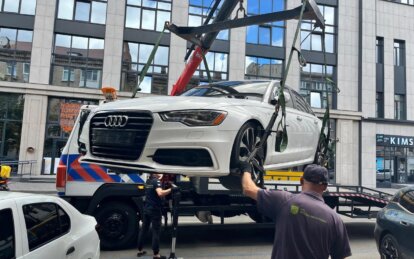 У Дніпрі евакуювали авто без номерів - Наше Місто