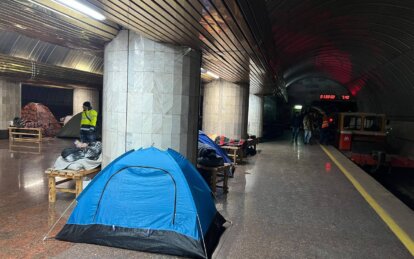 Під час великої війні Дніпровський метрополітен послужив укриттям для понад 112 тисяч людей