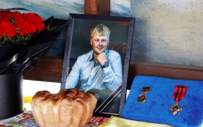 Назавжди залишиться 31 рік: у Нікополі провели в останню путь загиблого Героя