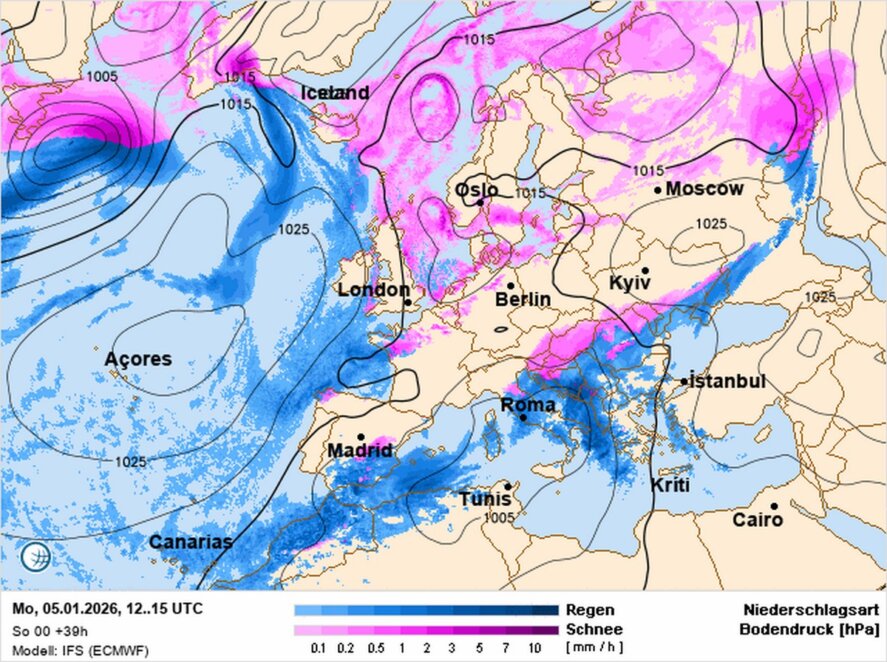 Від морозу до +10: якою буде погода в Україні на початку тижня