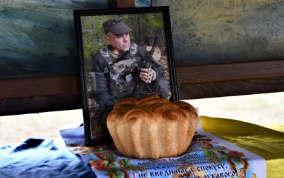 Захищав країну з початку повномасштабного вторгнення: у Нікополі провели в останню путь солдата