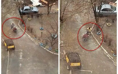 Герои рядом с нами: в Днепре дворник отвез бабушку домой в своей тачке, чтобы она не упала на льду