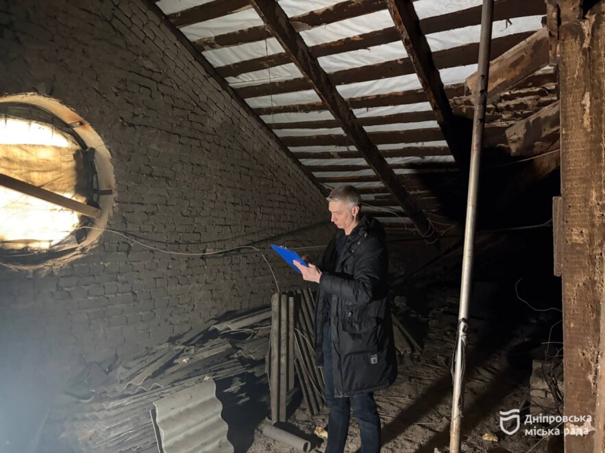 ОФІЦІЙНО                У Дніпрі після атаки 6 грудня відновили покрівлю в одному з трьох пошкоджених будинків ОСББ