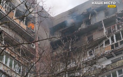 У Дніпрі внаслідок атаки пошкоджено 14-поверховий будинок: що відомо