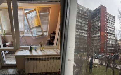 В Днепре в результате российской атаки повреждена квартира главы Днепропетровской областной организа...