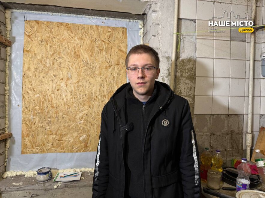 Молодой человек спасал соседей после атаки в Днепре