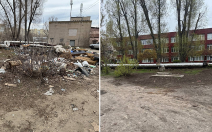 В Днепре продолжаются работы по уборке территорий и вывозу мусора по заявкам горожан